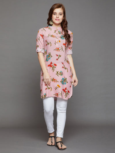 Vintage Floral Printed Kurti