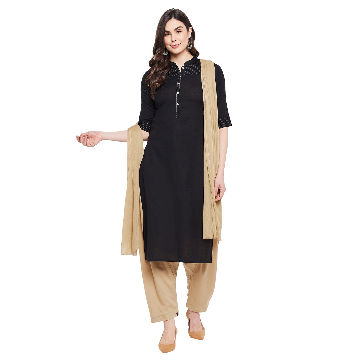 Skin Rayon Plain Patiala(No Duppatta)