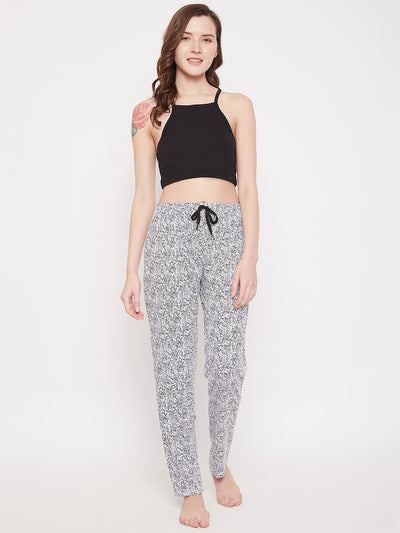Women's Tiny Floral Printed Pajama