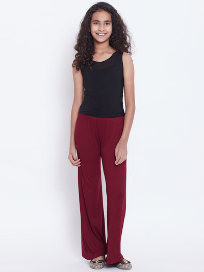 Maroon Viscose Palazzo 40