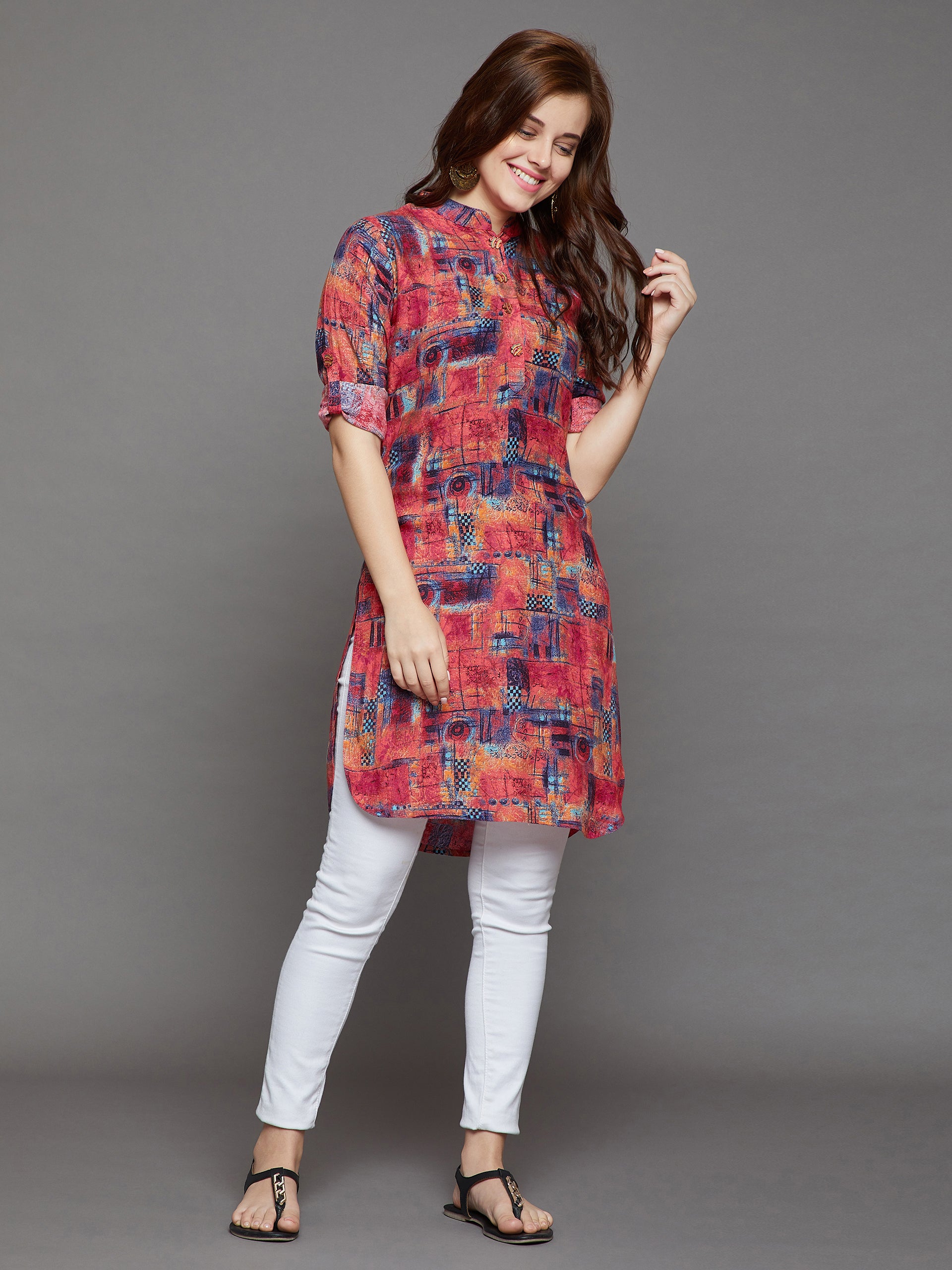 Abstract Printed Kurti
