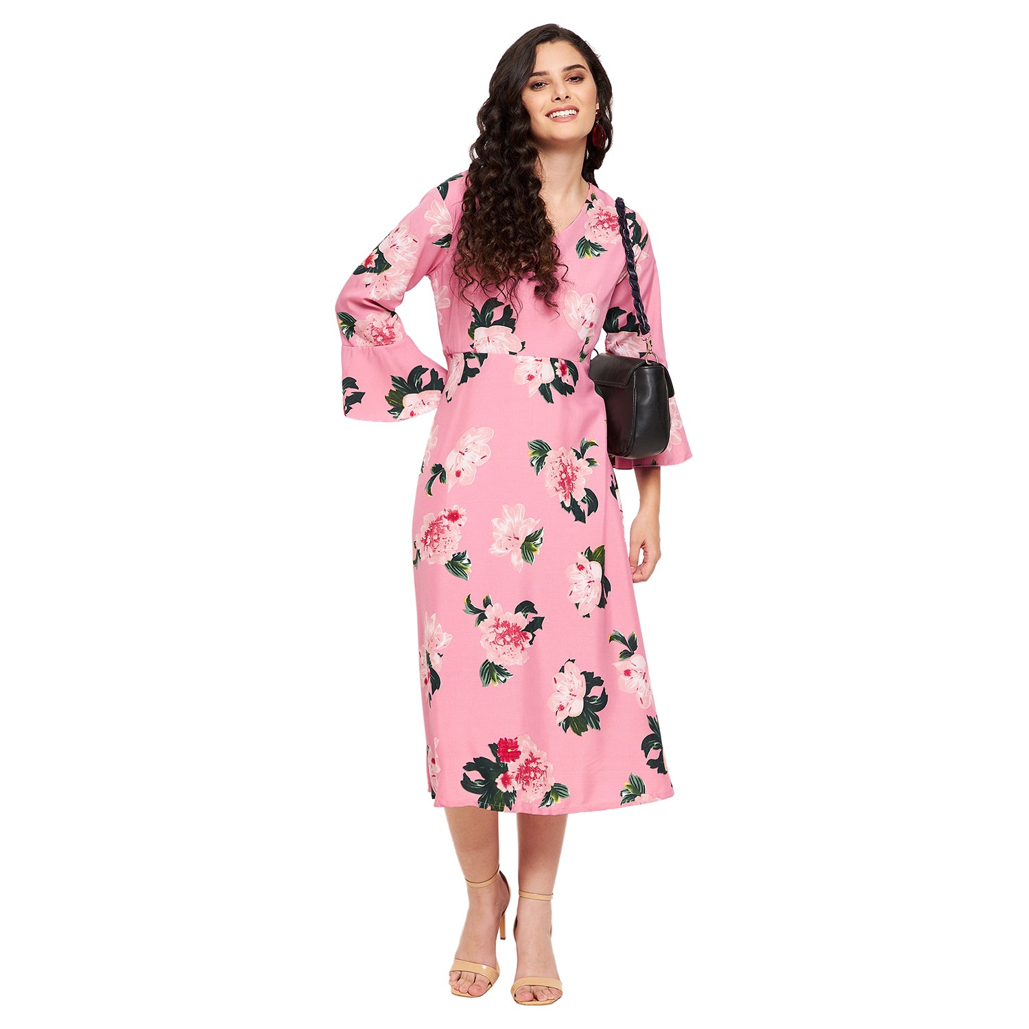 Rosie Floral Midi Dress