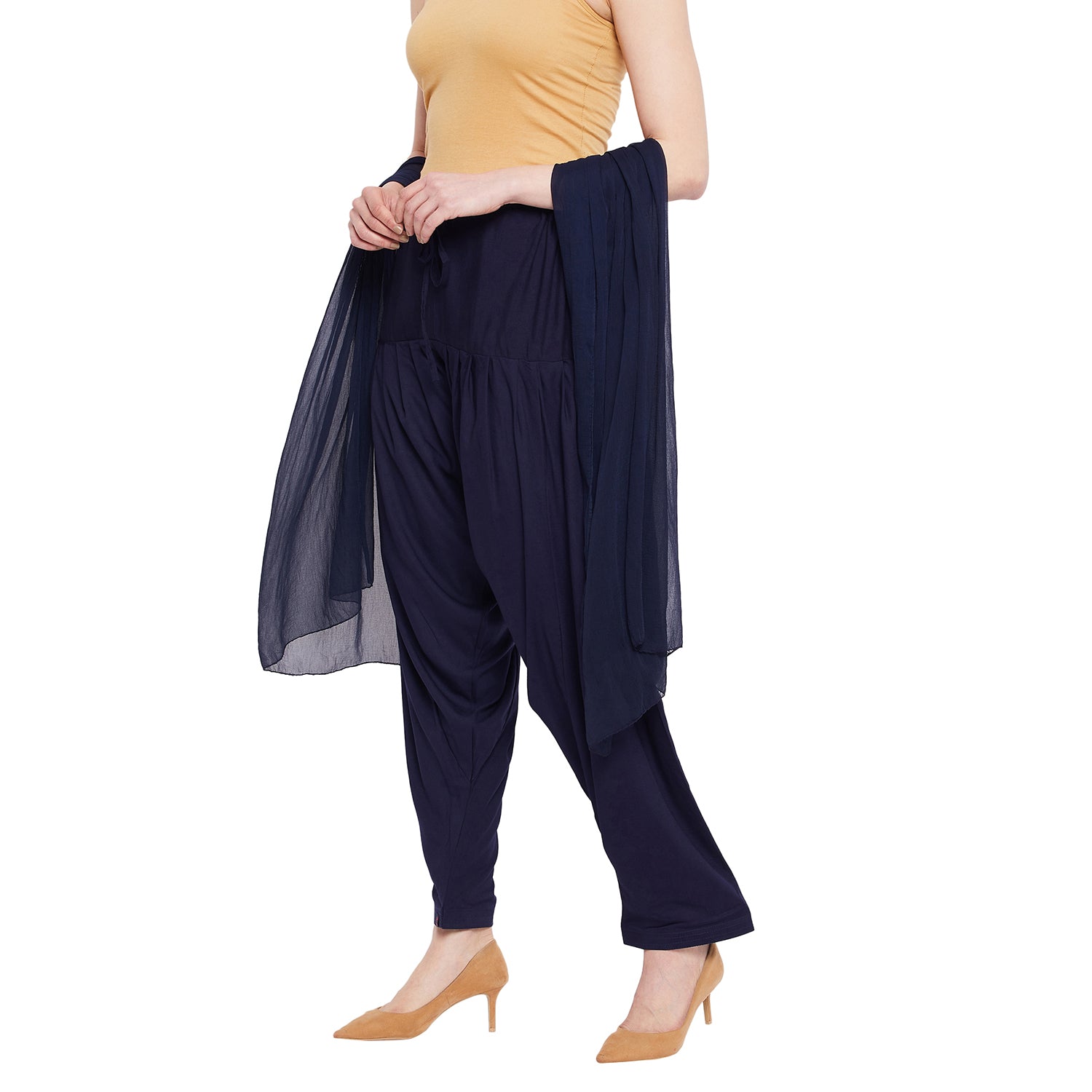 Navy Blue Rayon Patiala(No Duppatta)