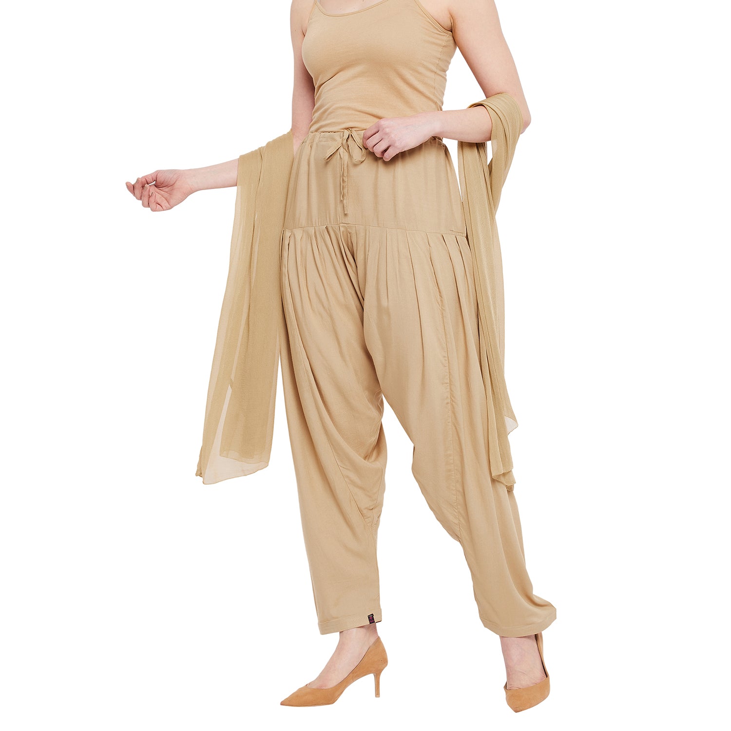 Skin Rayon Plain Patiala(No Duppatta)