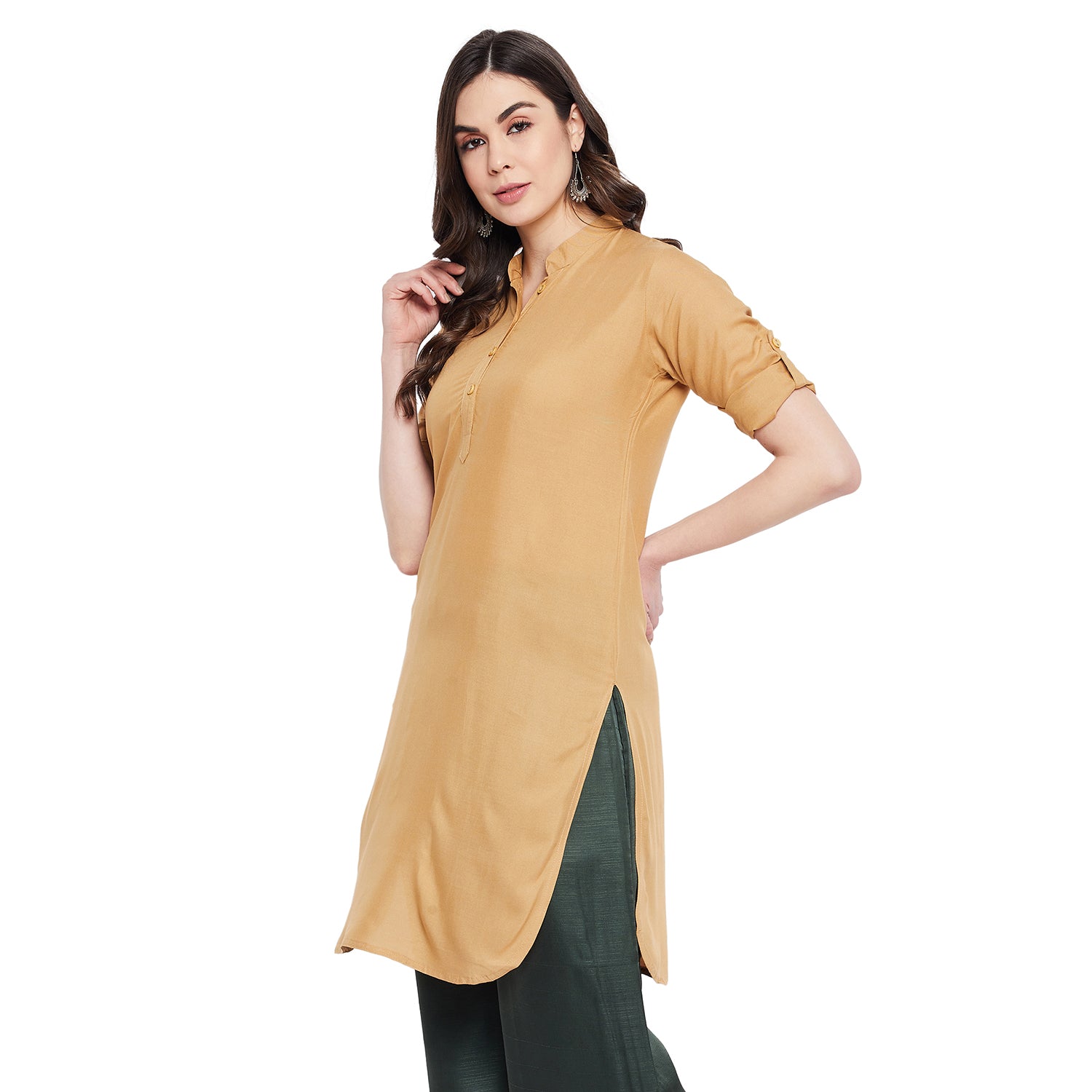 Skin Solid Color Kurti