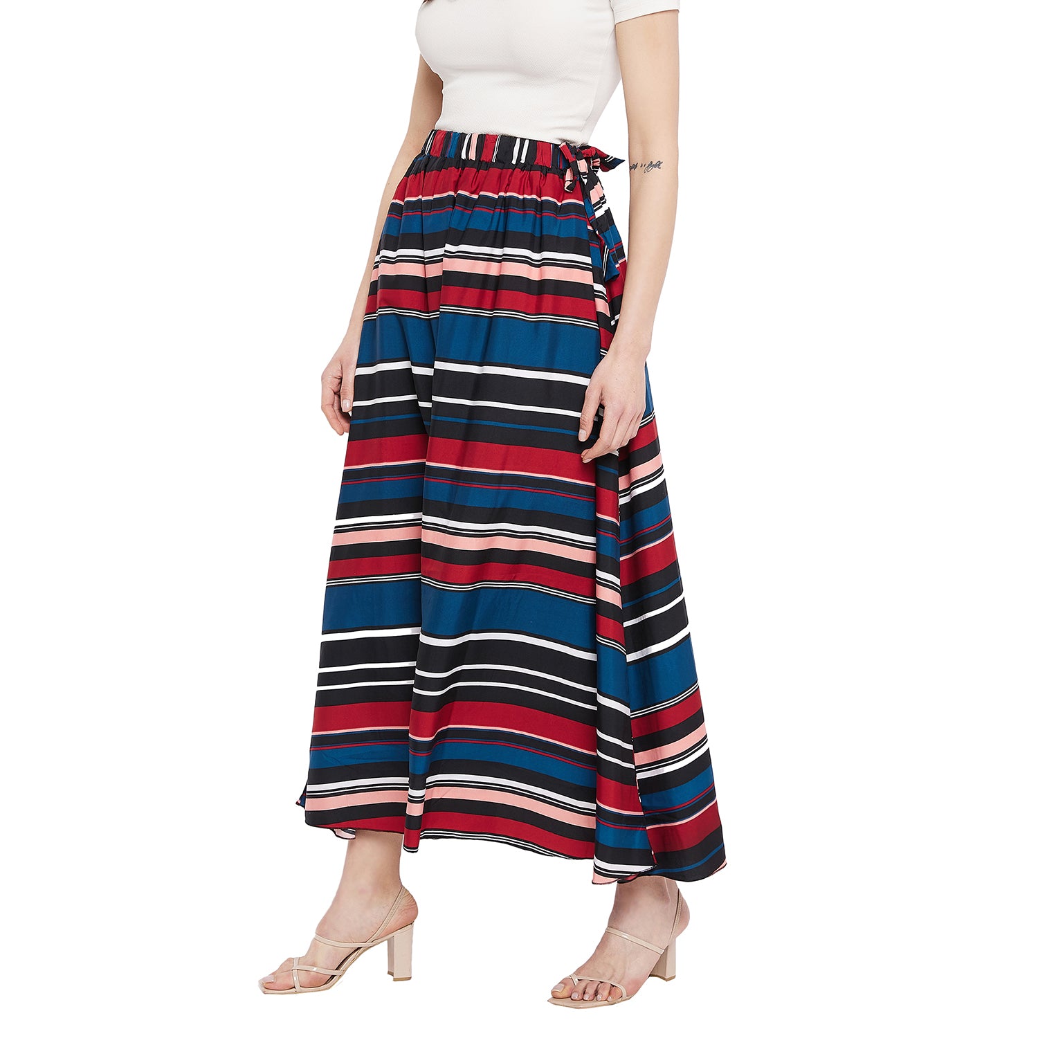 Horizontal Stripes Skirt