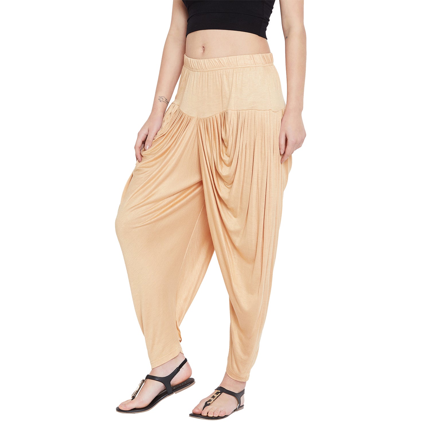 Skin Viscose Plain Dhoti