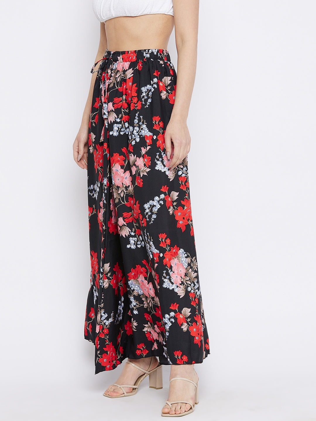 Red Peach Blossom Skirt