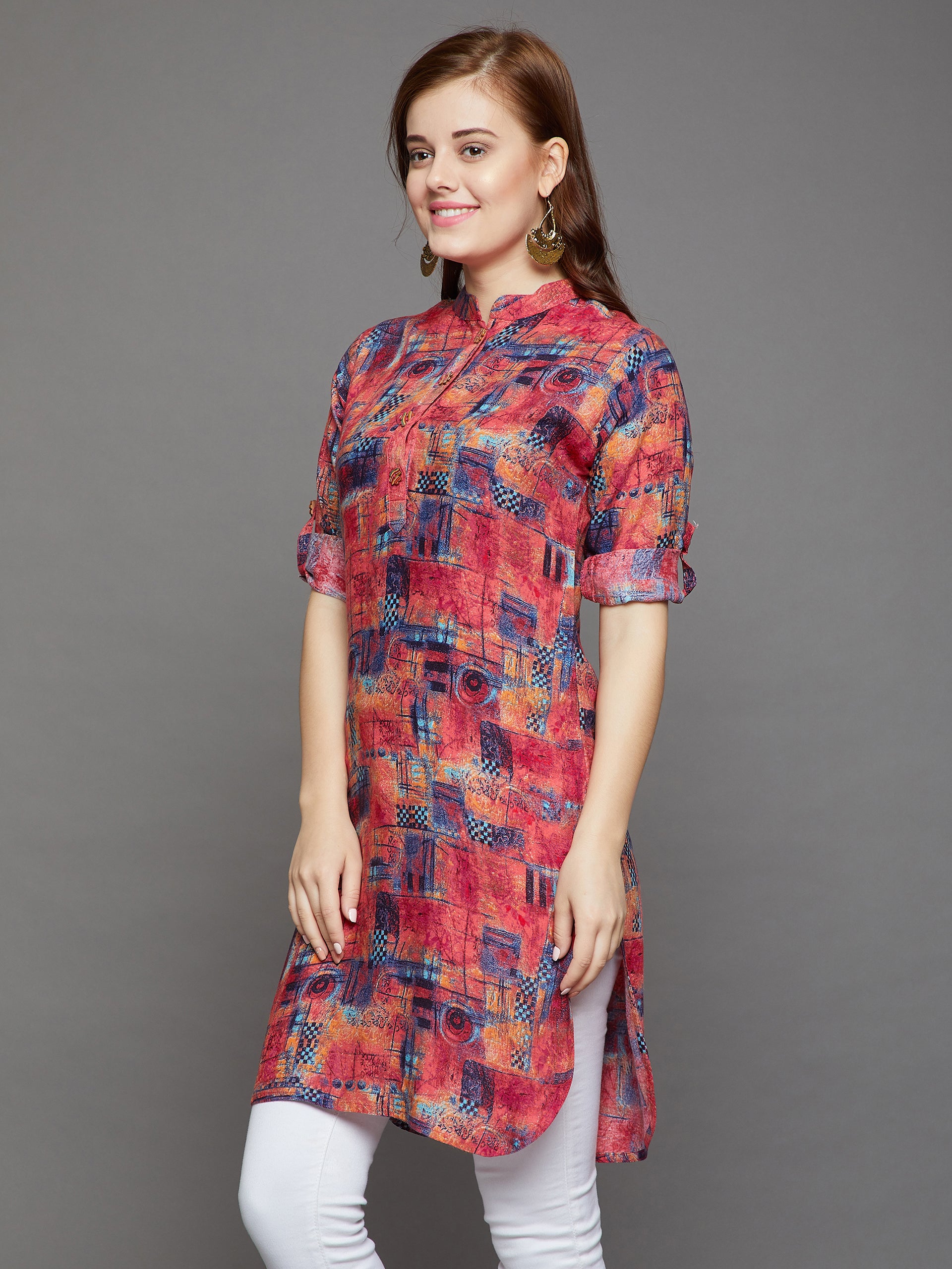 Abstract Printed Kurti