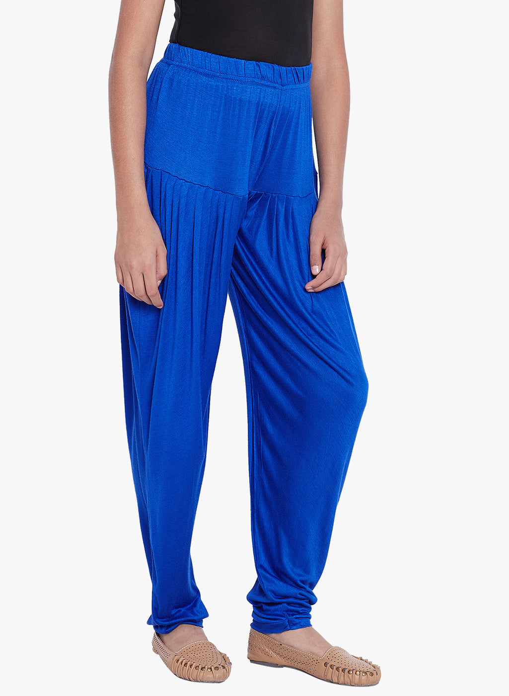 Royal Blue Viscose Dhoti Pants