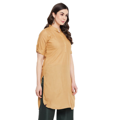 Skin Solid Color Kurti