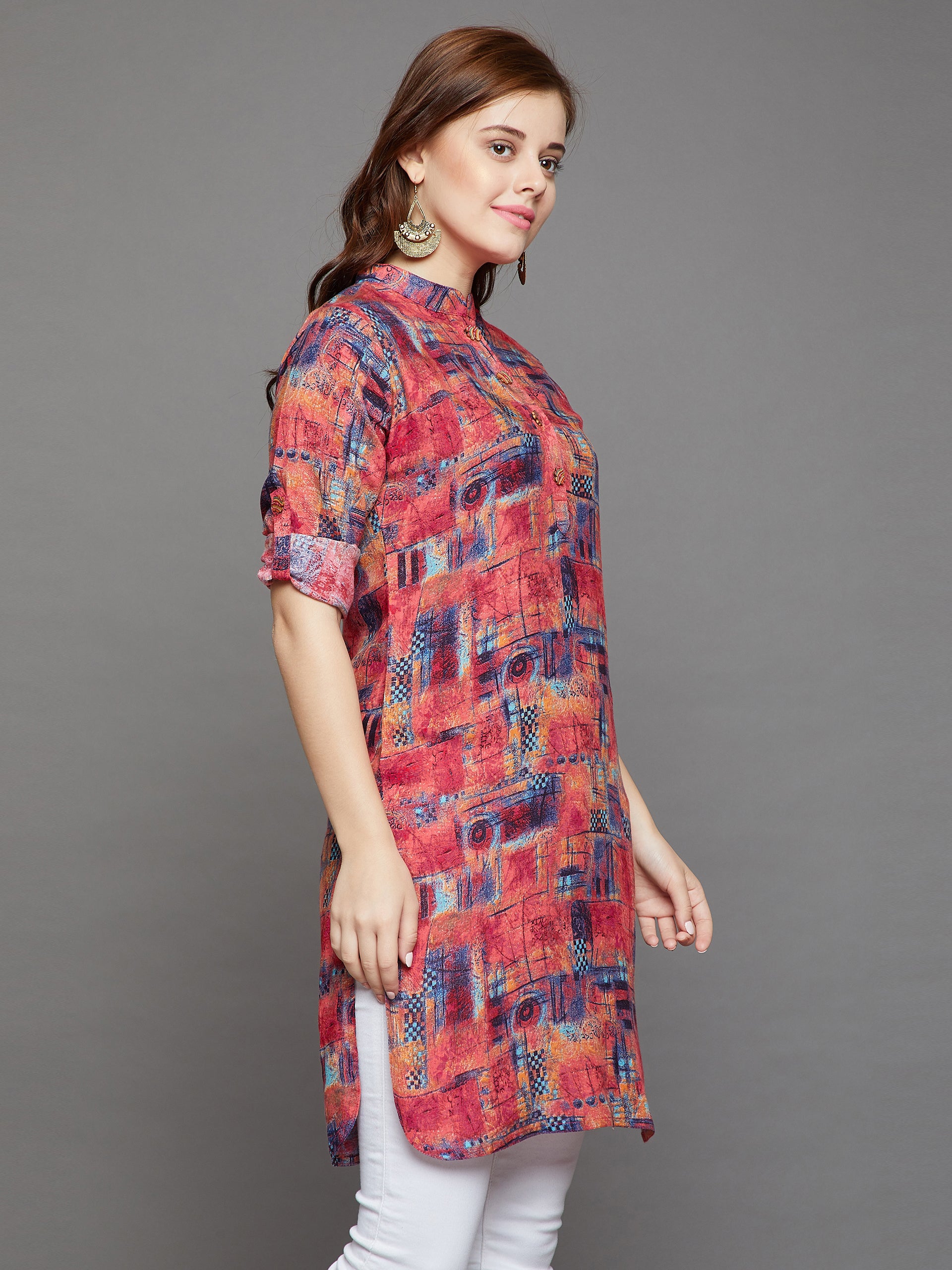 Abstract Printed Kurti