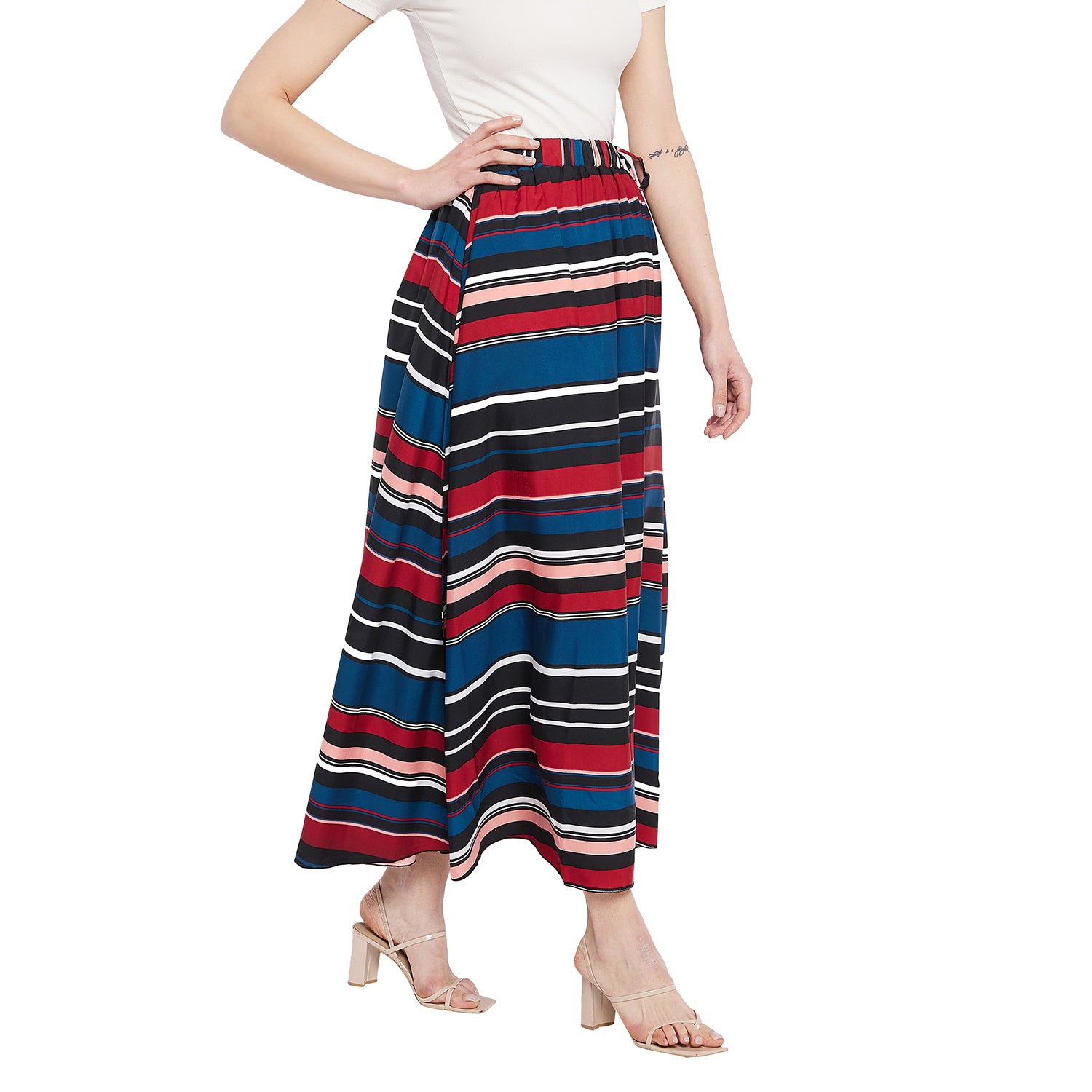 Horizontal Stripes Skirt