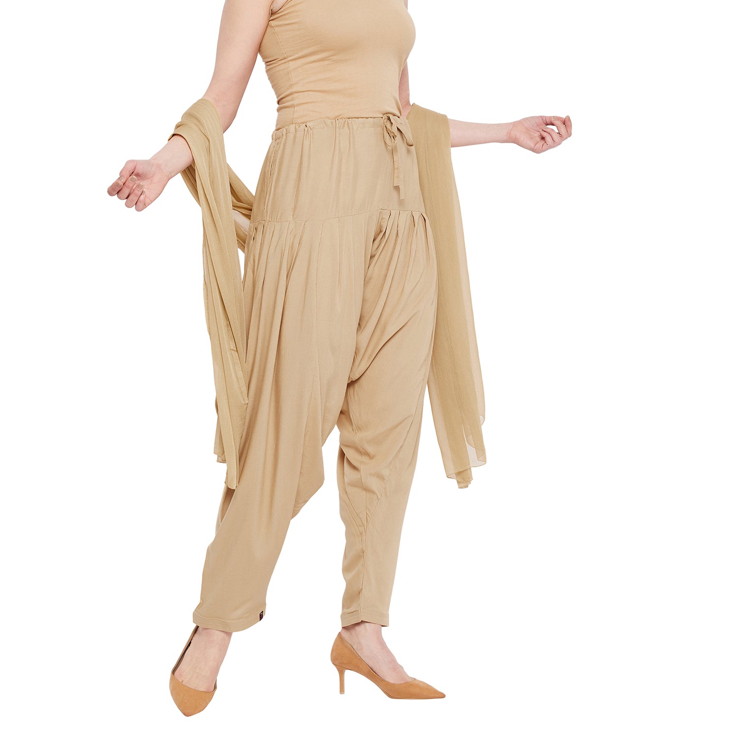 Skin Rayon Plain Patiala(No Duppatta)