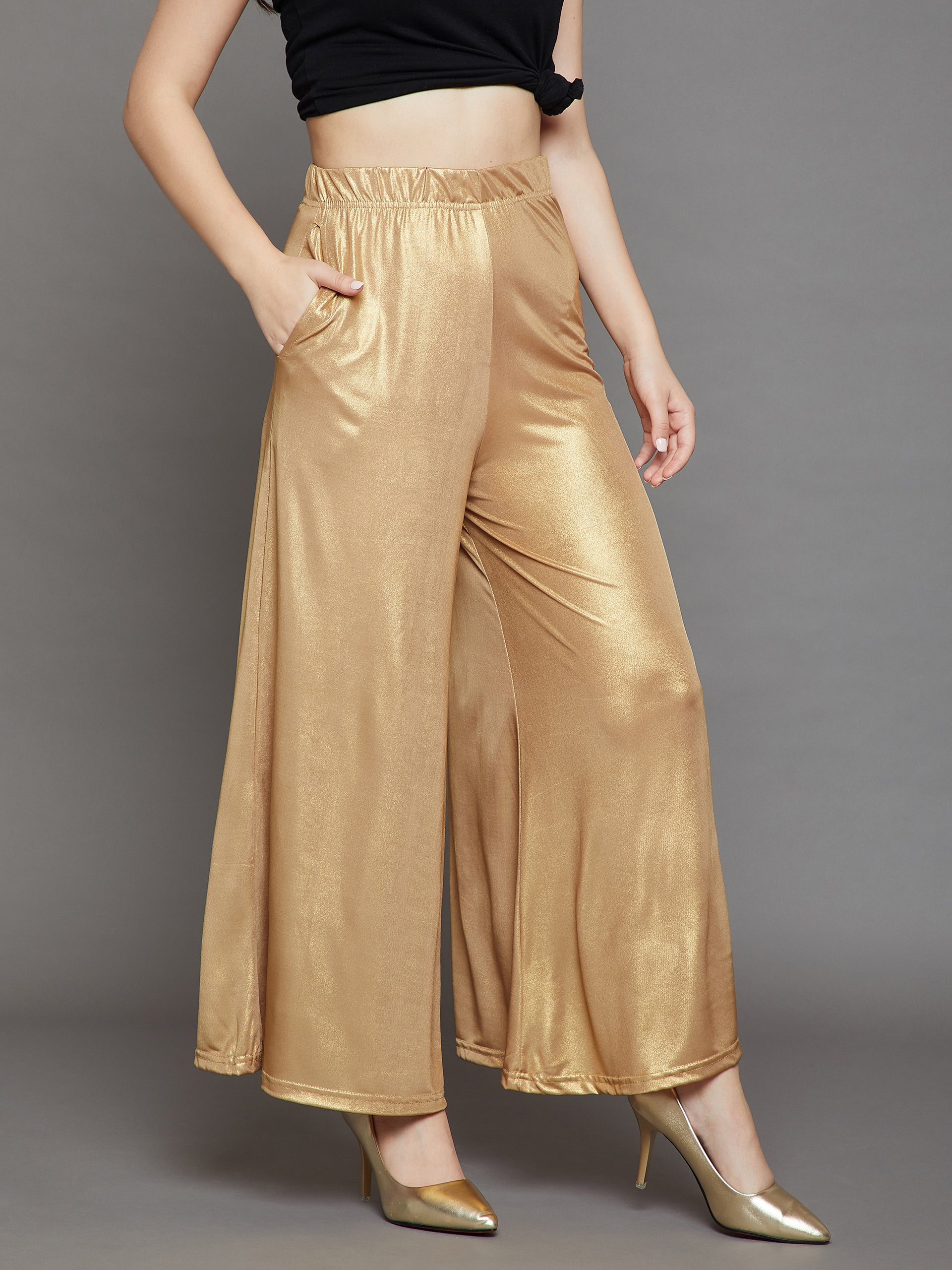 Gold Shimmer Palazzo