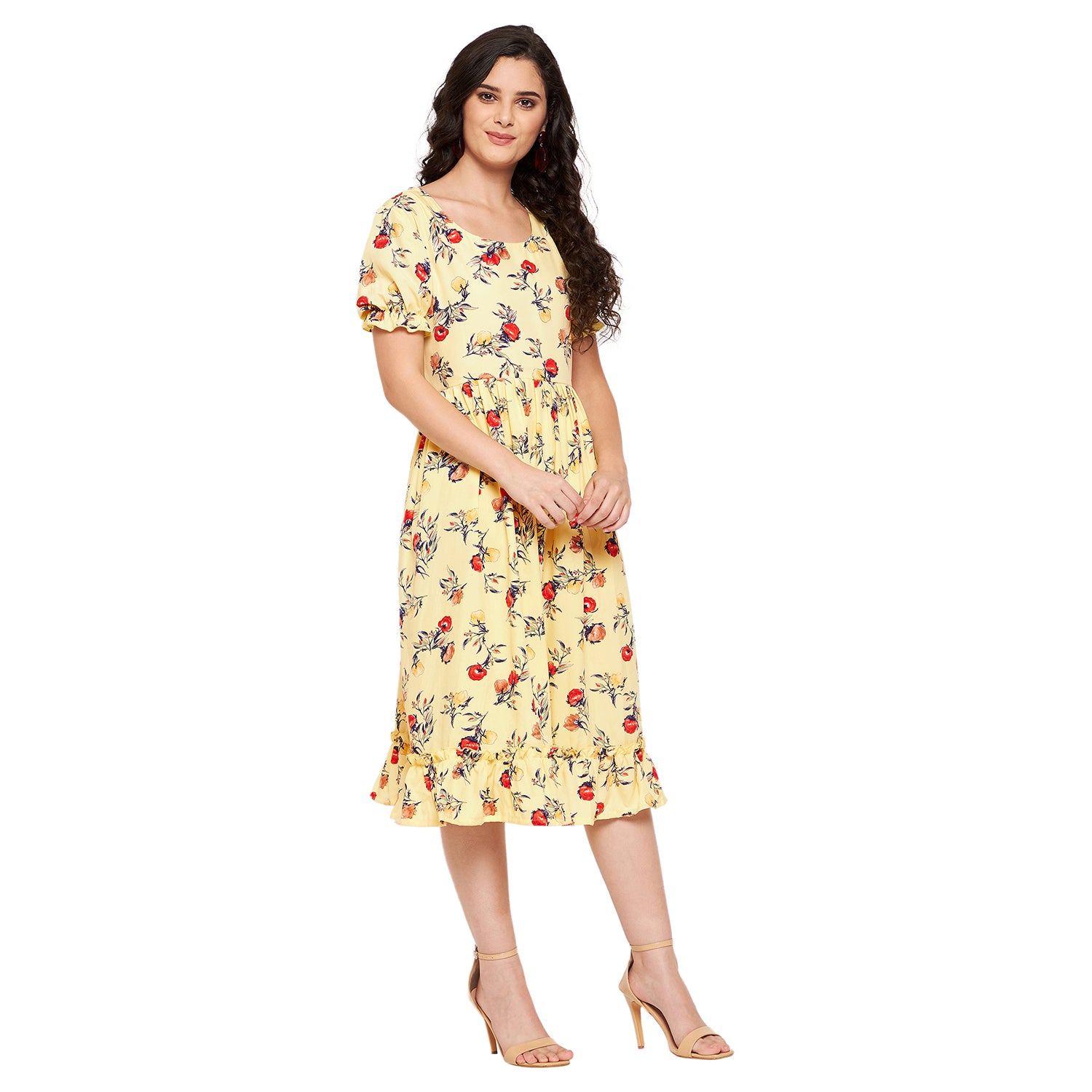 Rosie Frilly Floral Dress