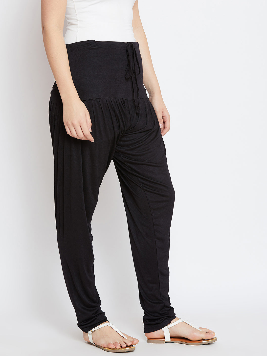 Black Plain Viscose Patiala