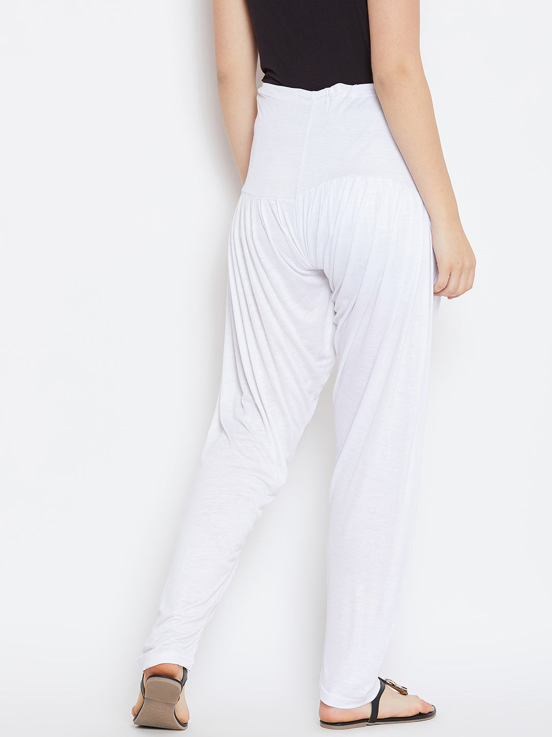 Pure White Plain Viscose Patiala