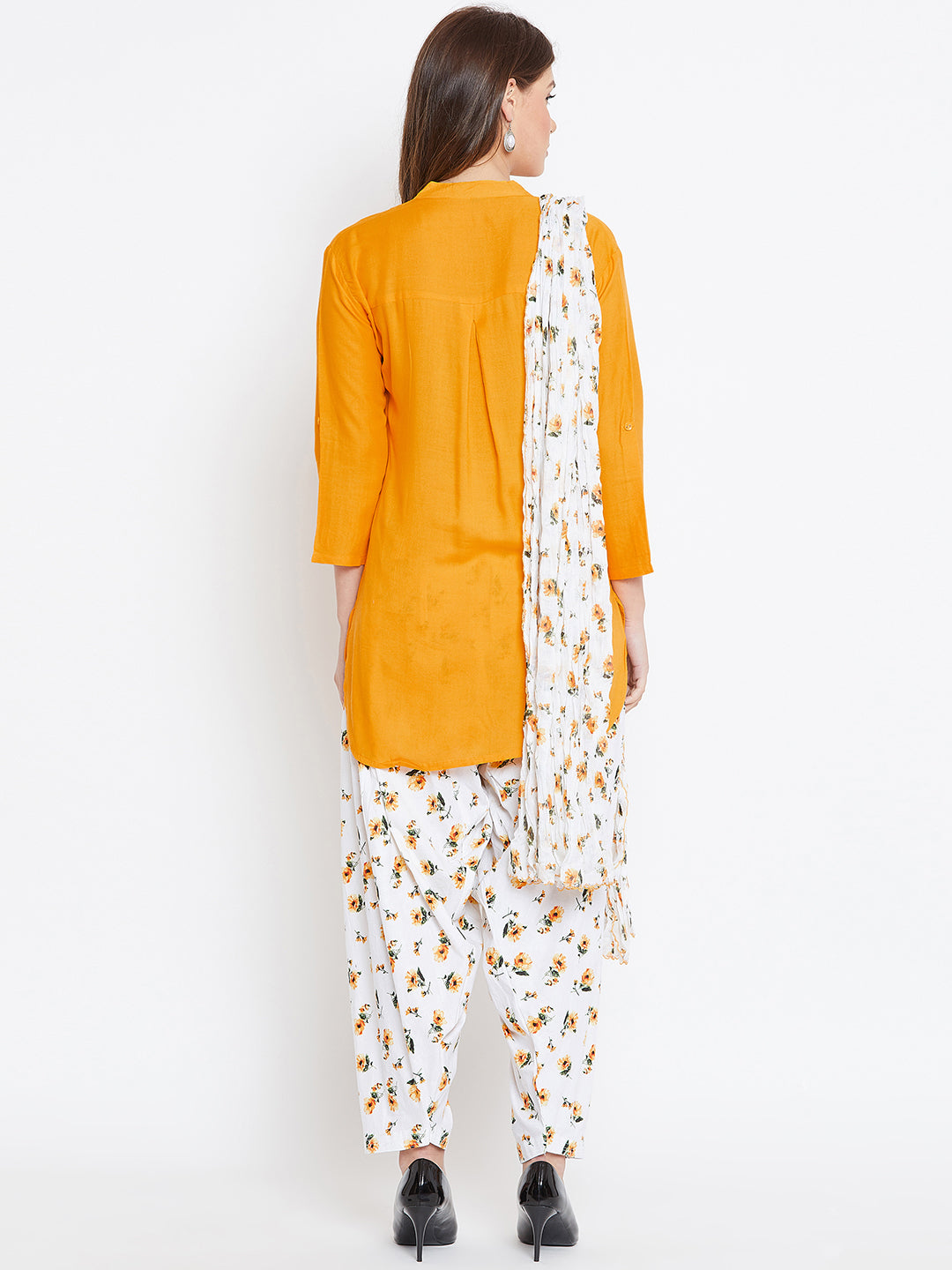 Yellow Blossom Patiala Set