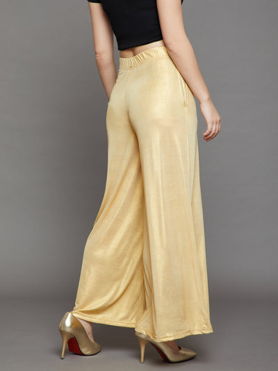 Light Gold Shimmer Palazzo
