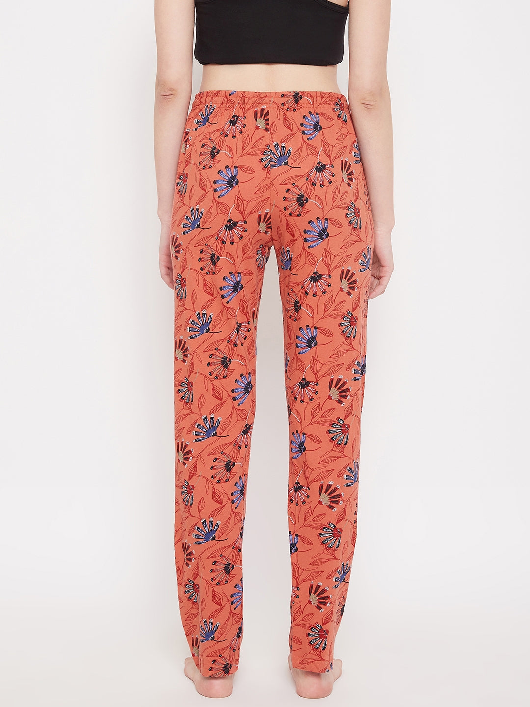 Women's Rusty Tulips Printed Pajama