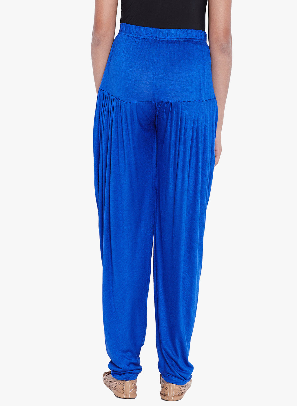 Royal Blue Viscose Dhoti Pants