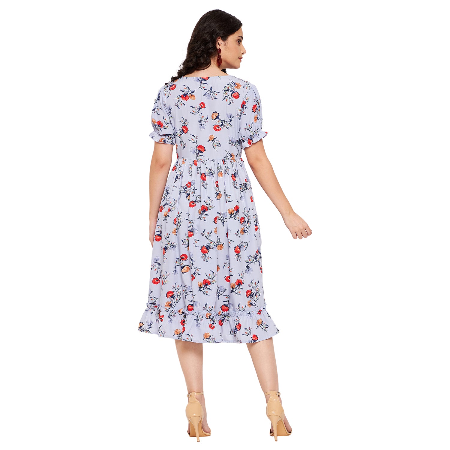 Rosie Frilly Floral Dress