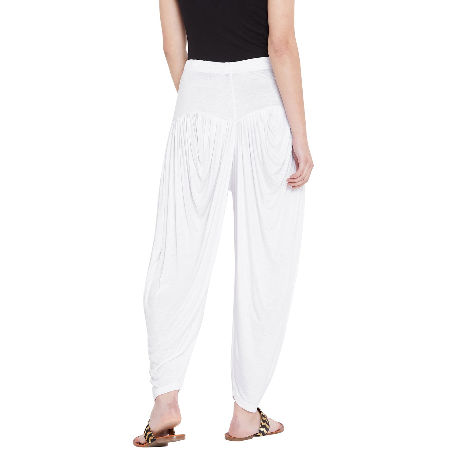 White Viscose Plain Dhoti