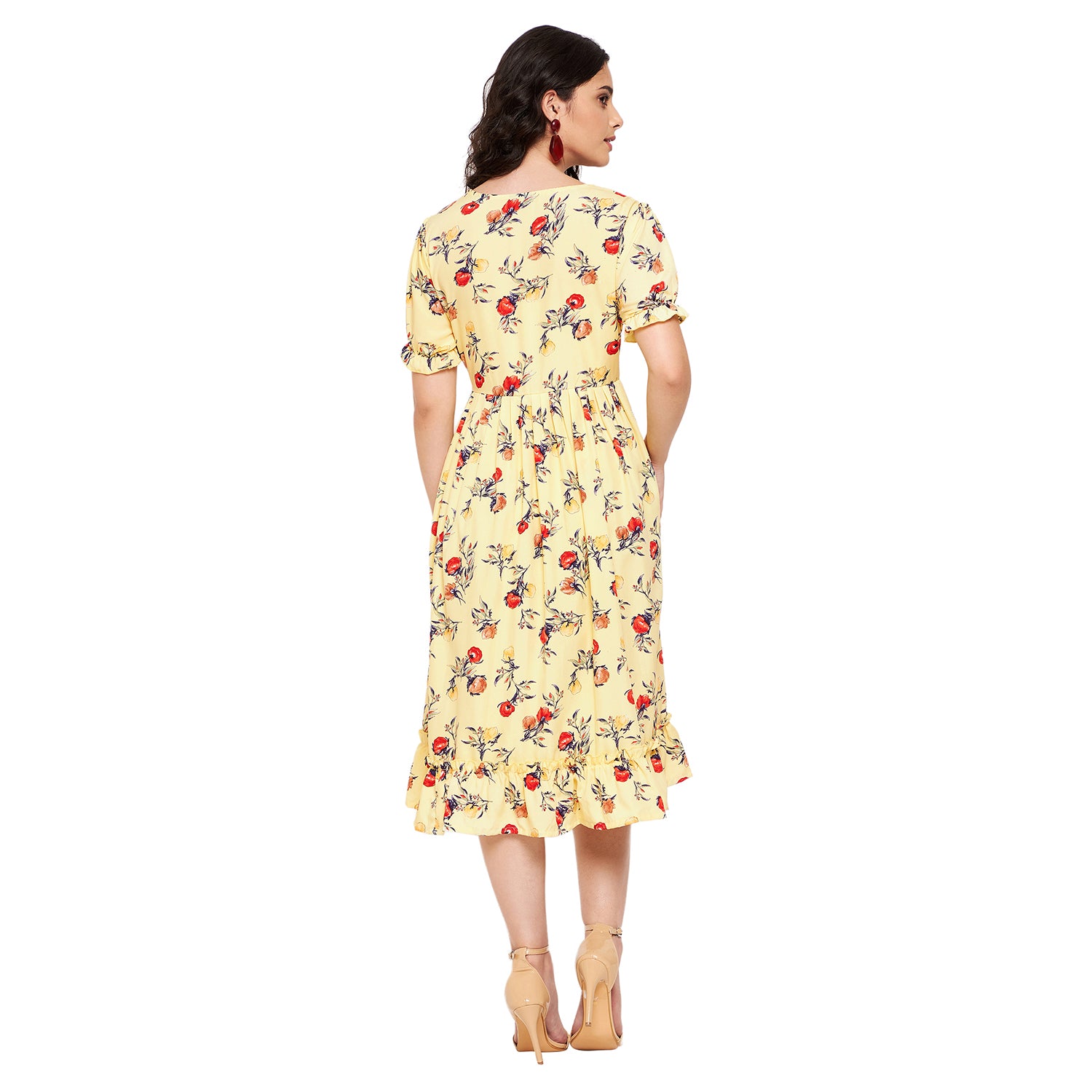 Rosie Frilly Floral Dress