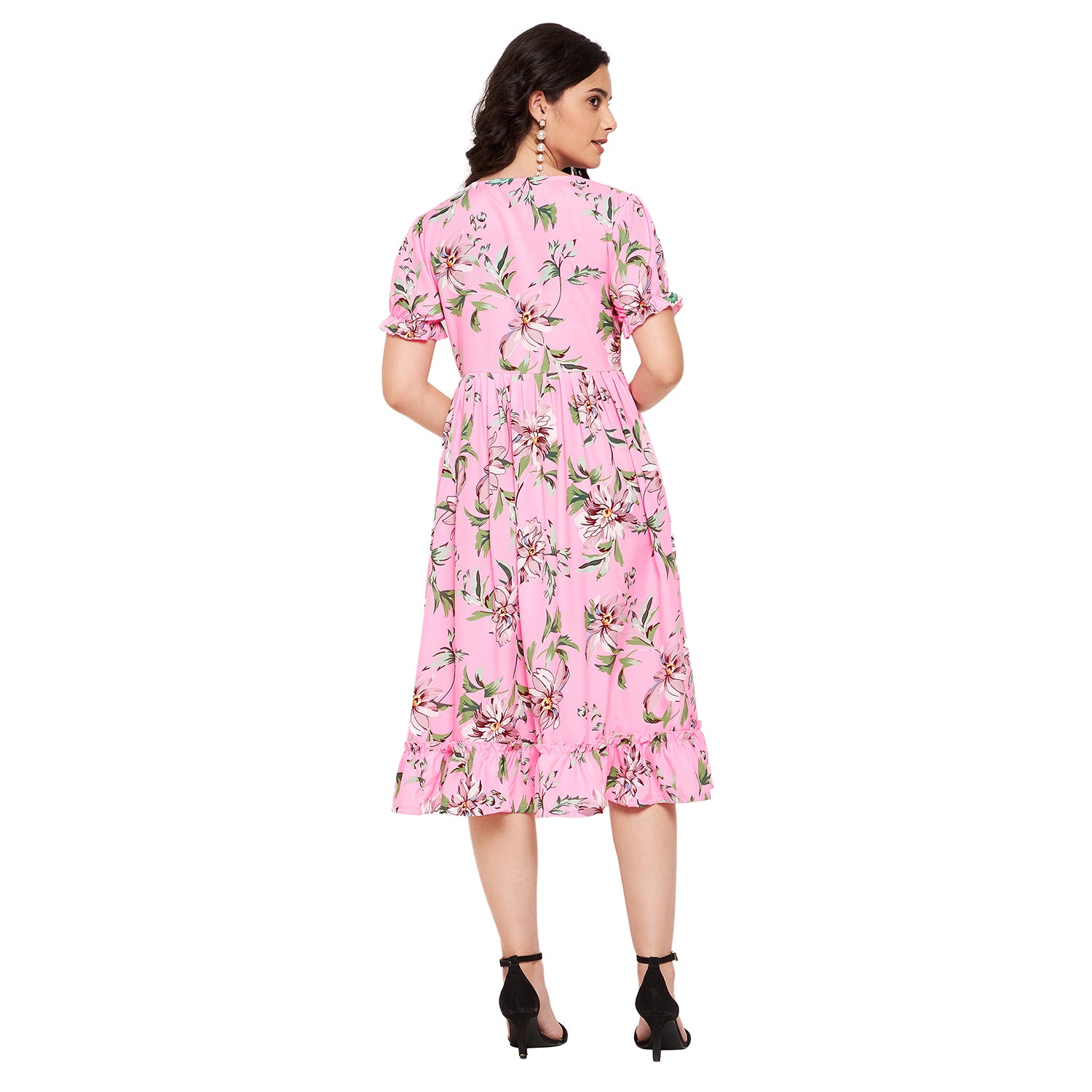 Frilly Floral Dress