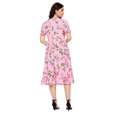 Frilly Floral Dress