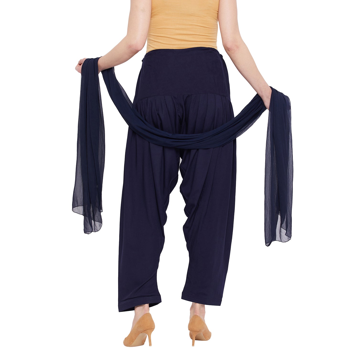 Navy Blue Rayon Patiala(No Duppatta)