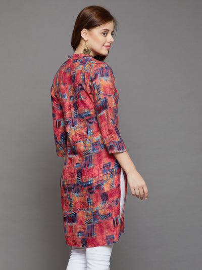 Abstract Printed Kurti One Size
