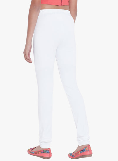 White Colour Leggings