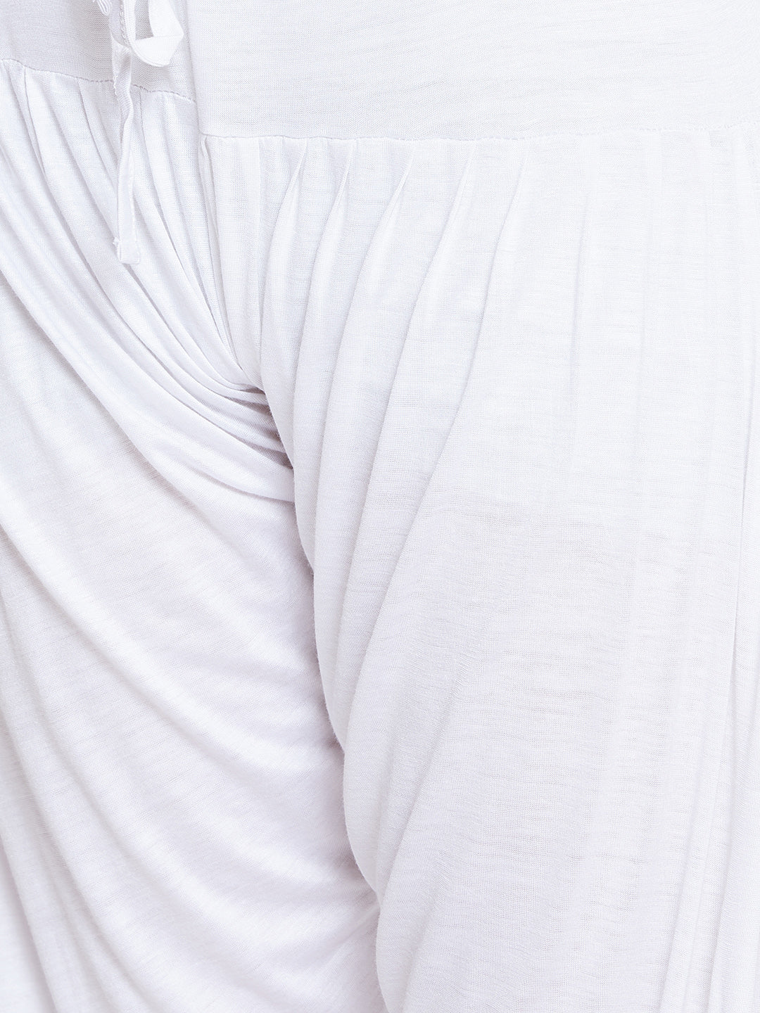 Pure White Plain Viscose Patiala