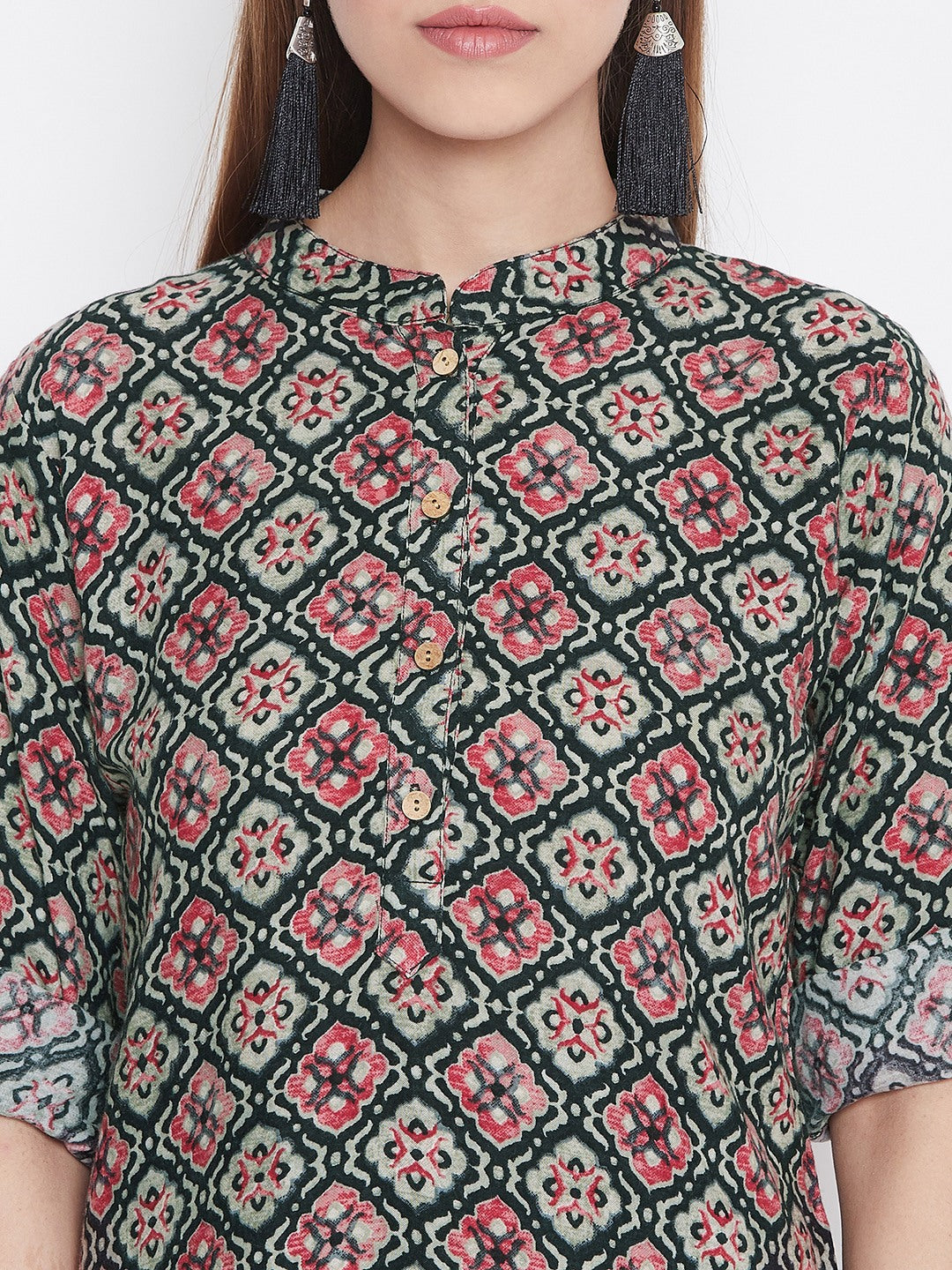 Batik Multicolor Printed Kurti