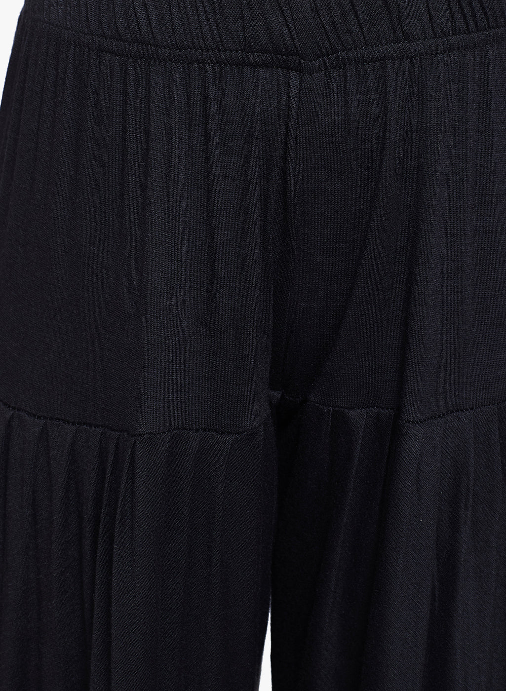 Black Viscose Dhoti Pants