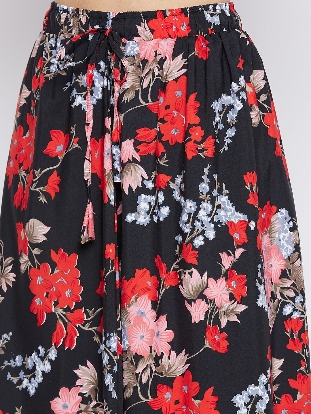 Red Peach Blossom Skirt