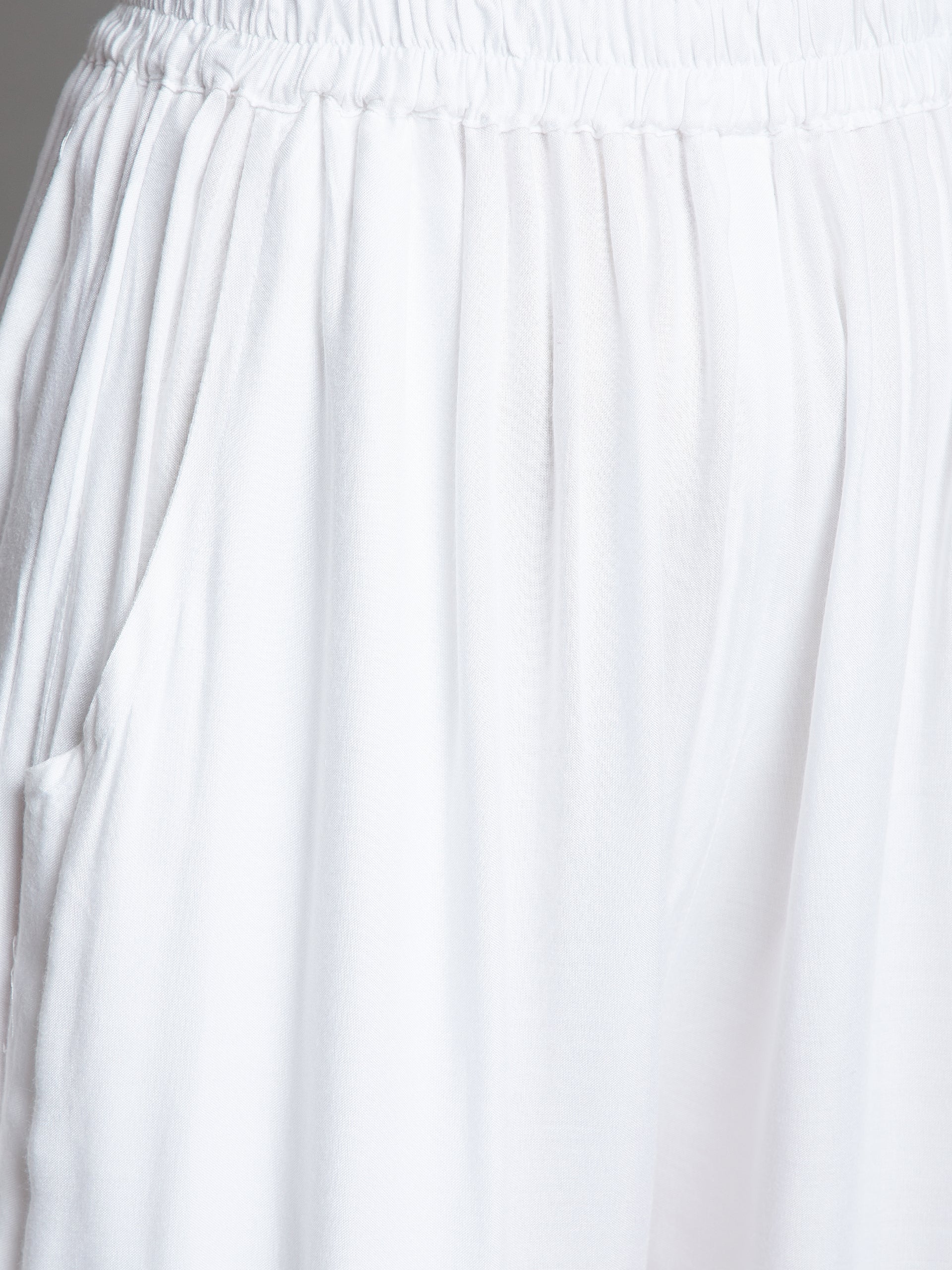 White Plain Rayon Palazzo