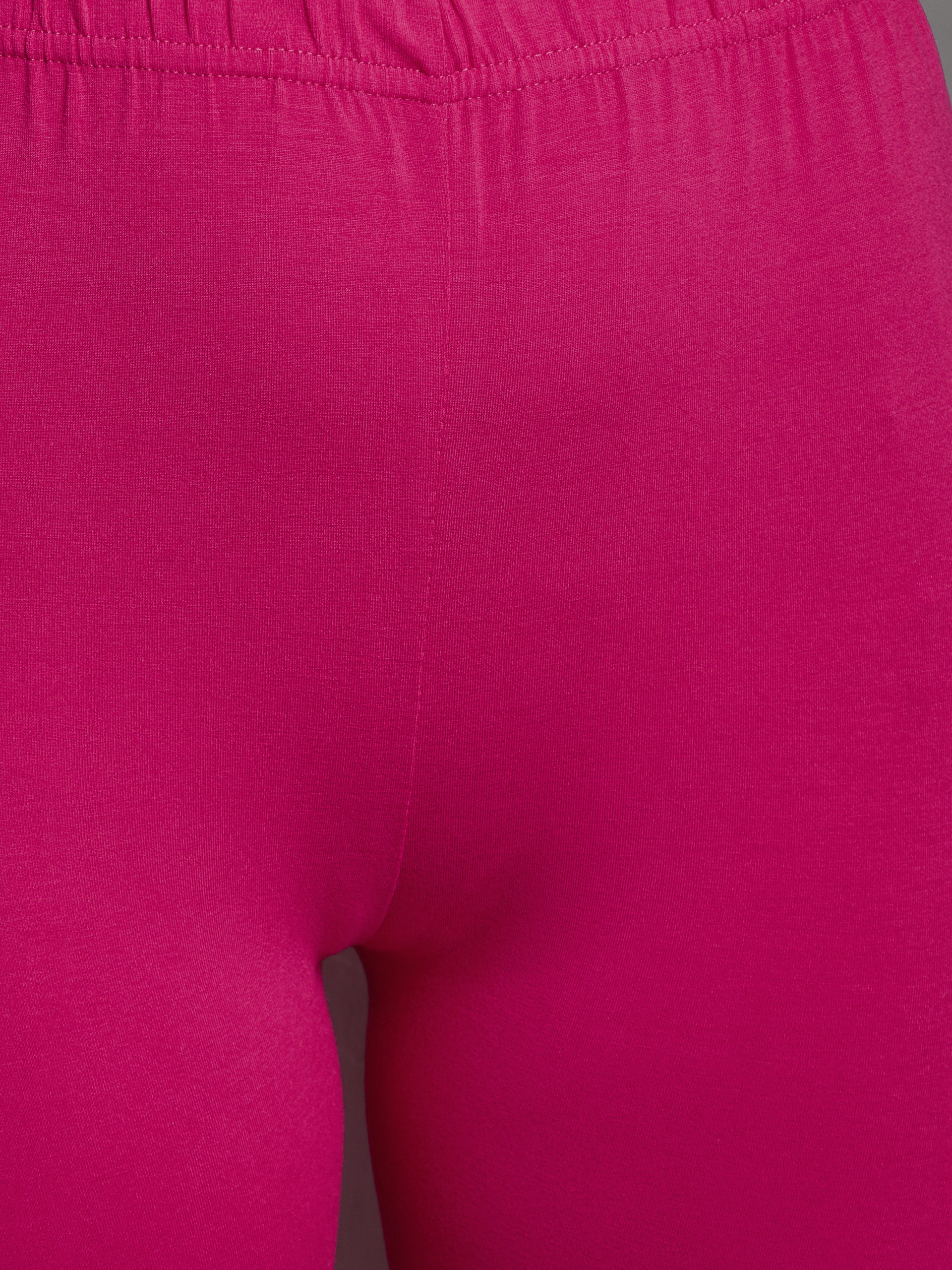 Magenta Viscose Ankle Legging