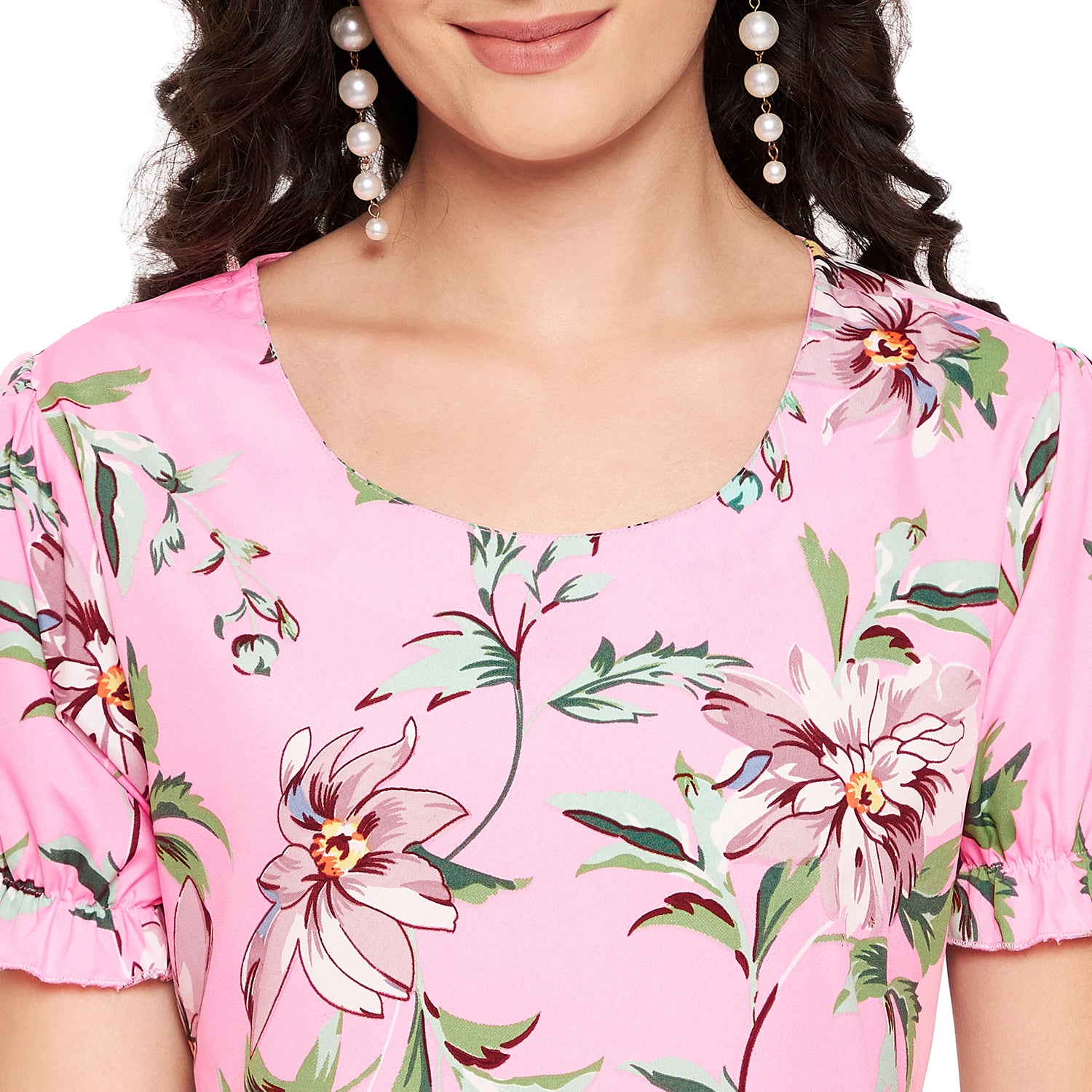 Frilly Floral Dress