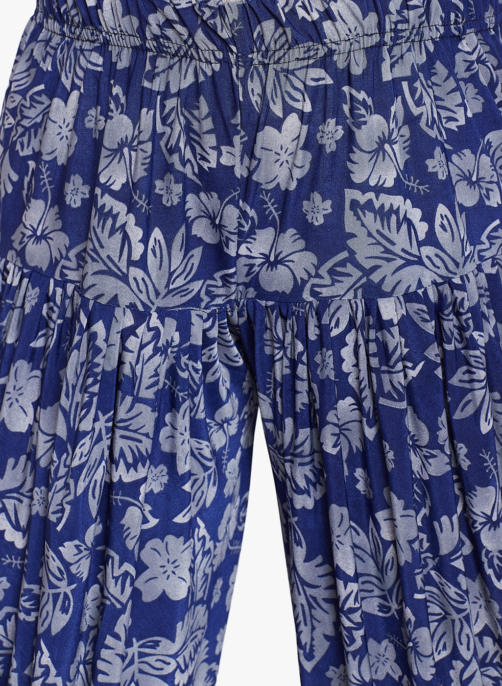 Hibiscus Printed Dhoti