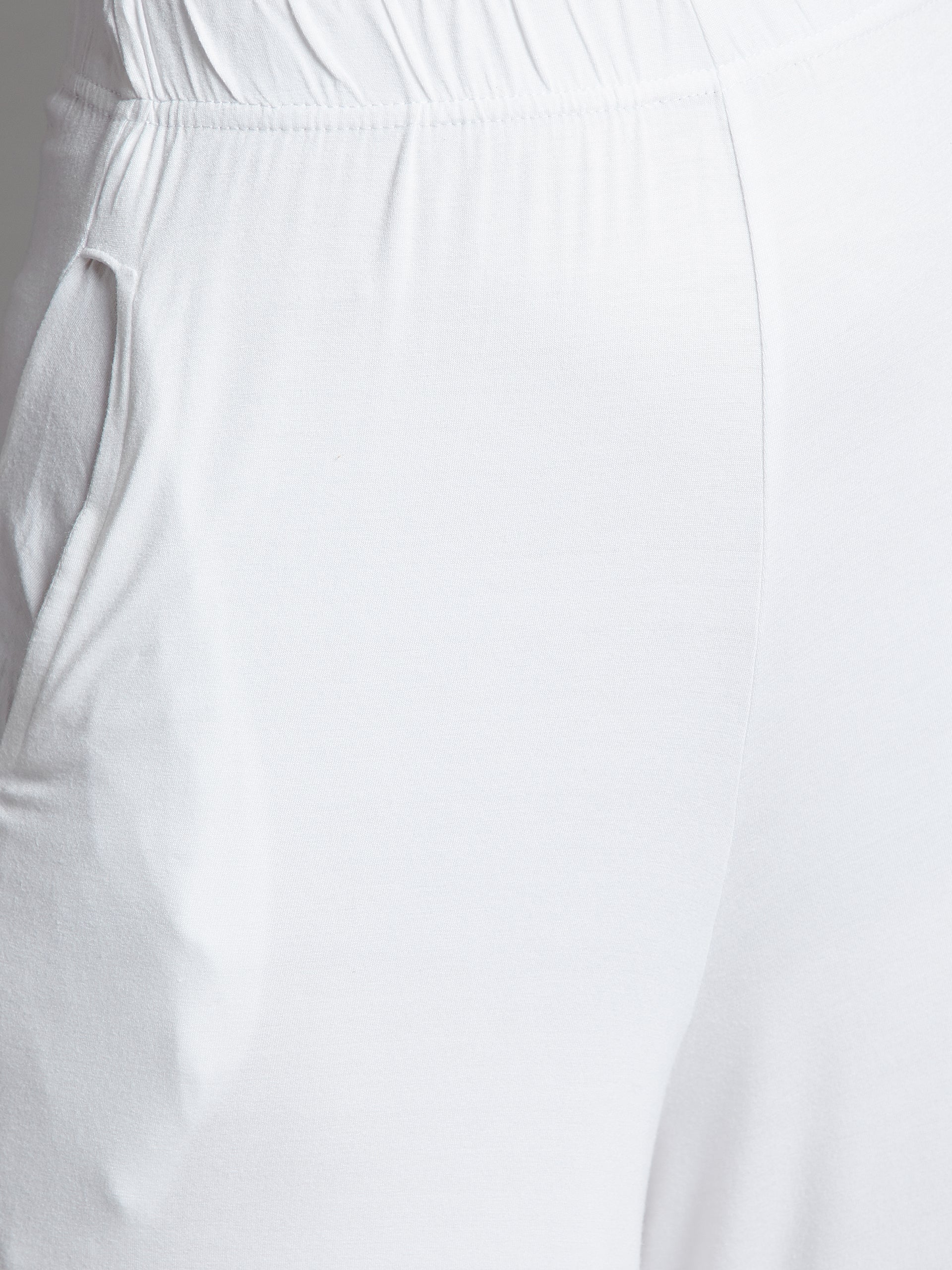 White Plain Viscose Palazzo