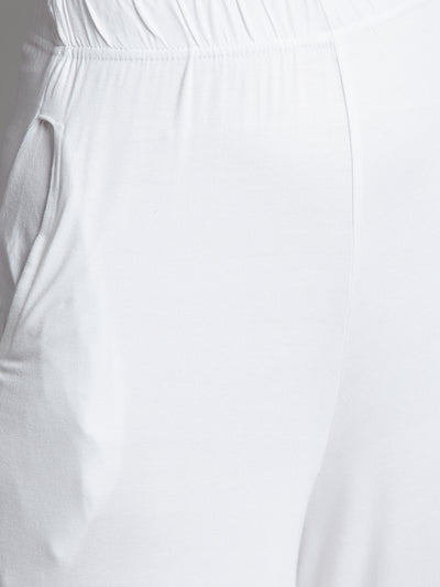 White Plain Viscose Palazzo