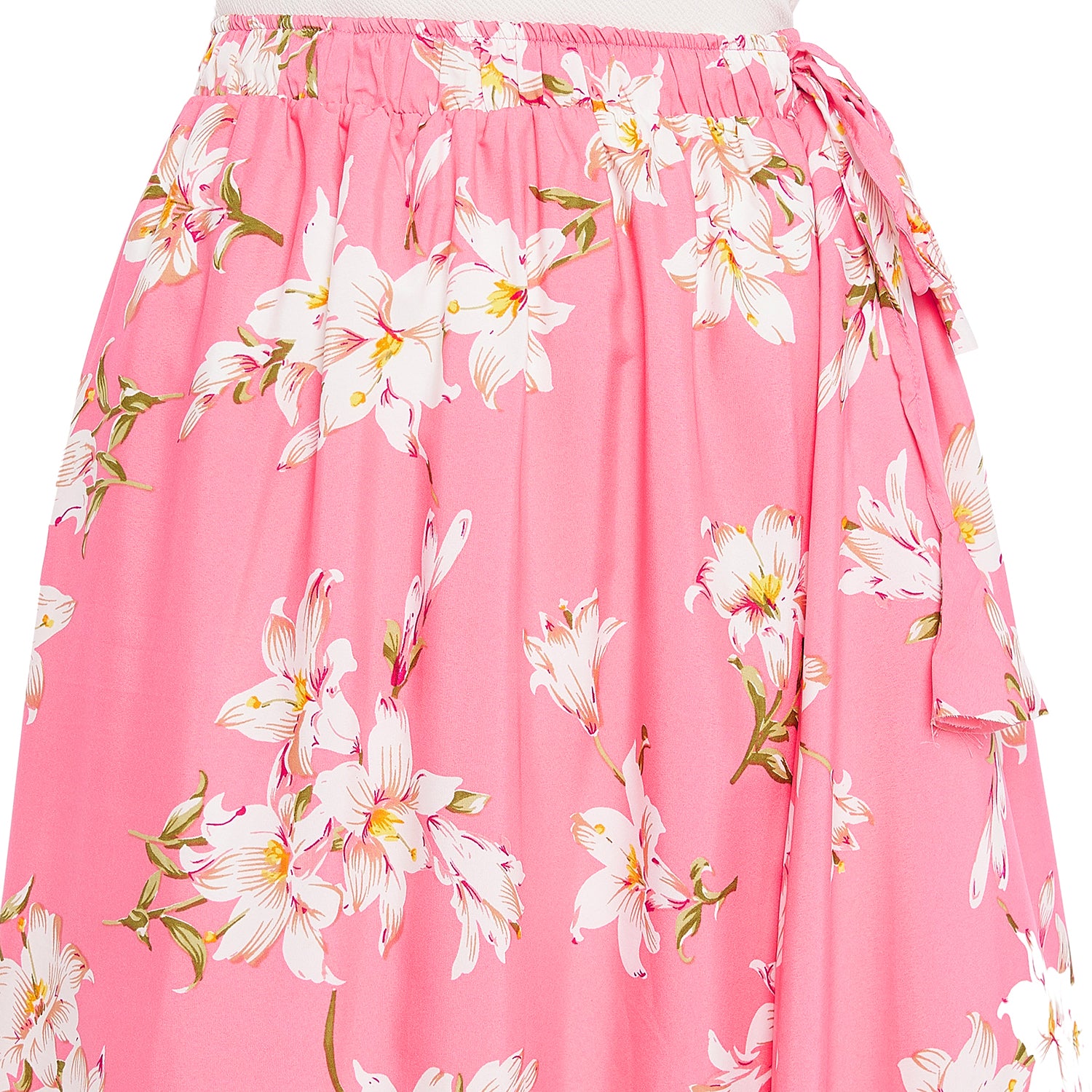 Mangolia White Pink Skirt