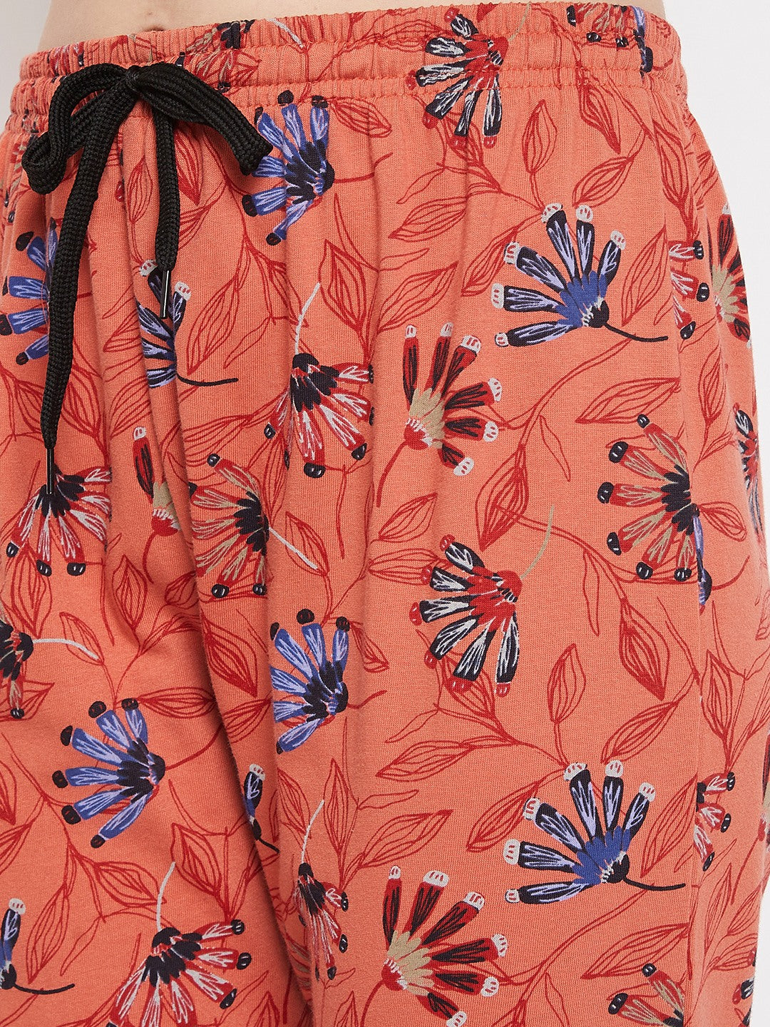 Women's Rusty Tulips Printed Pajama