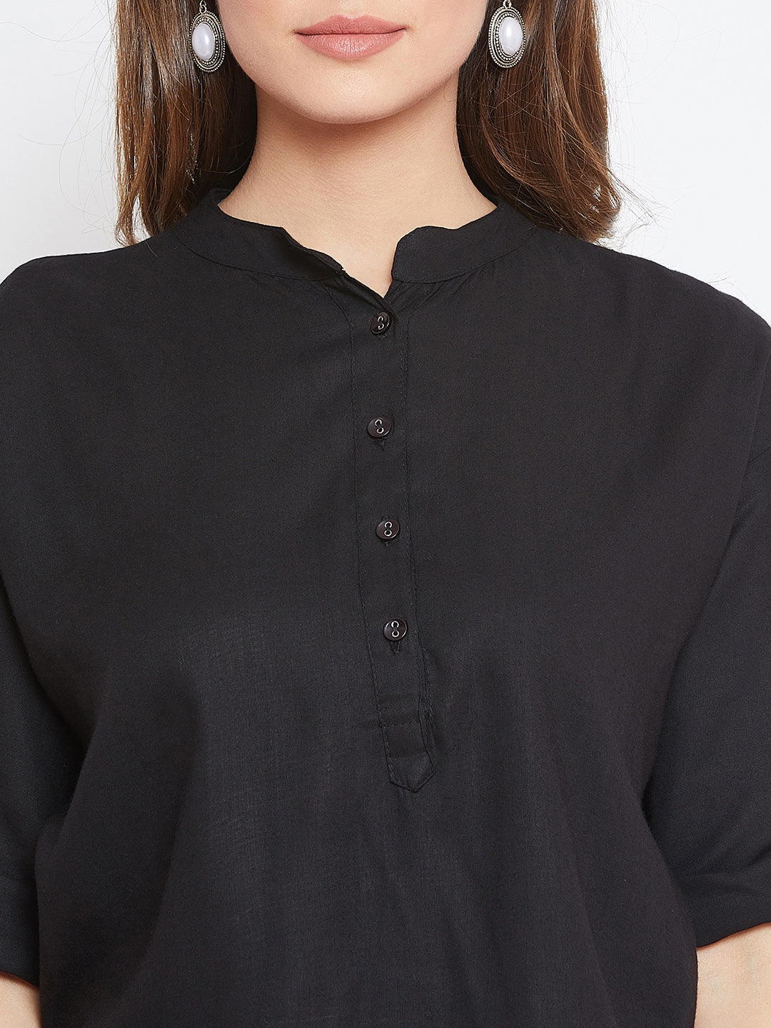 Tie and Dye Print Patiala with Black Kurti Set