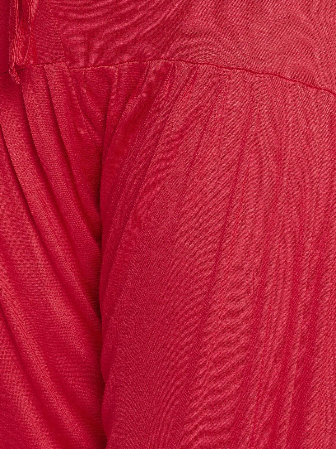 Red Plain Viscose Patiala