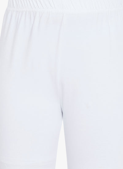 White Colour Leggings