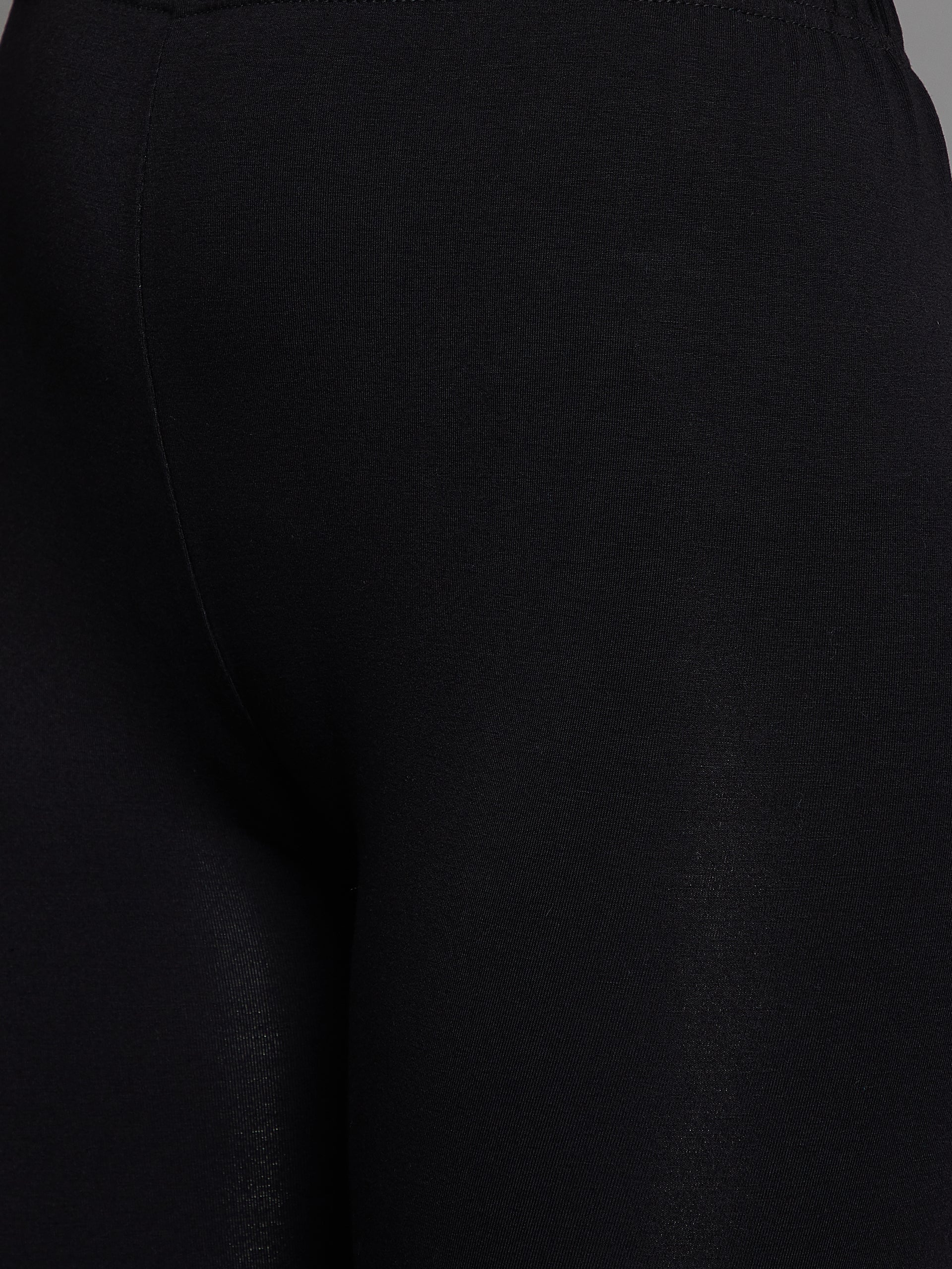 Black Viscose Ankle Legging